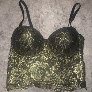 Windsor Lace Floral Bustier Top